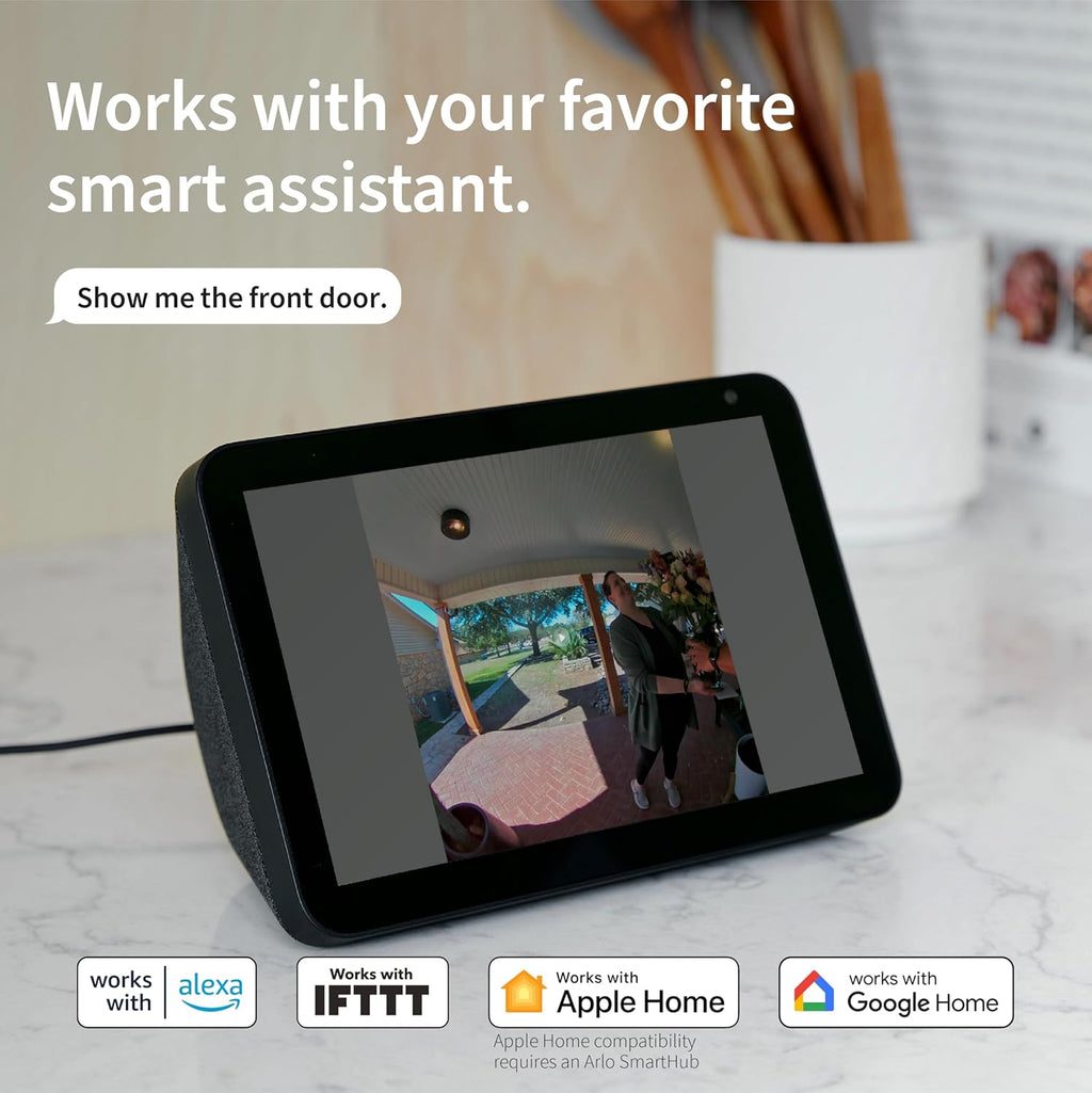 2K Video Doorbell with Two-Way Audio