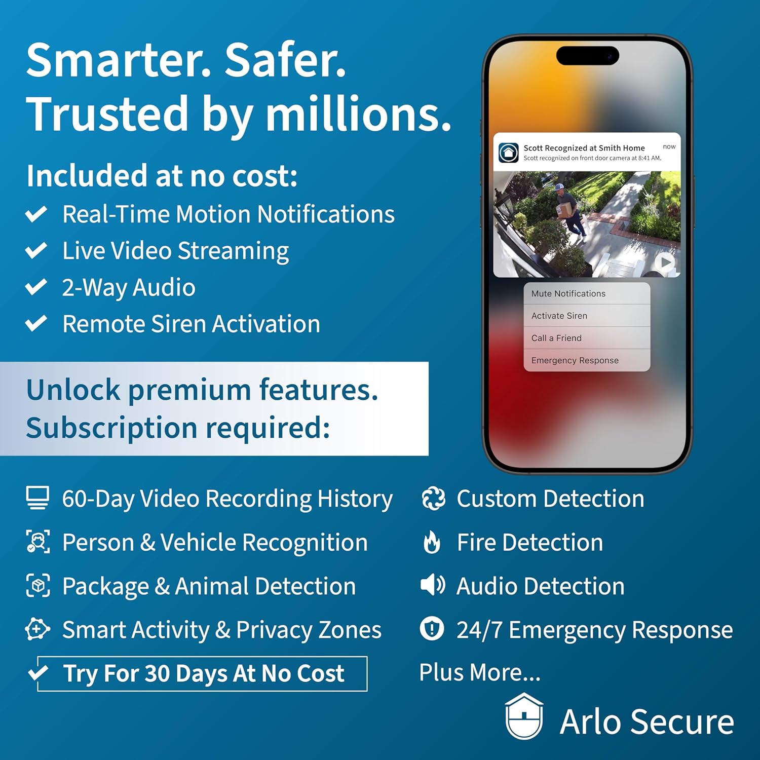 2K Video Doorbell with Two-Way Audio