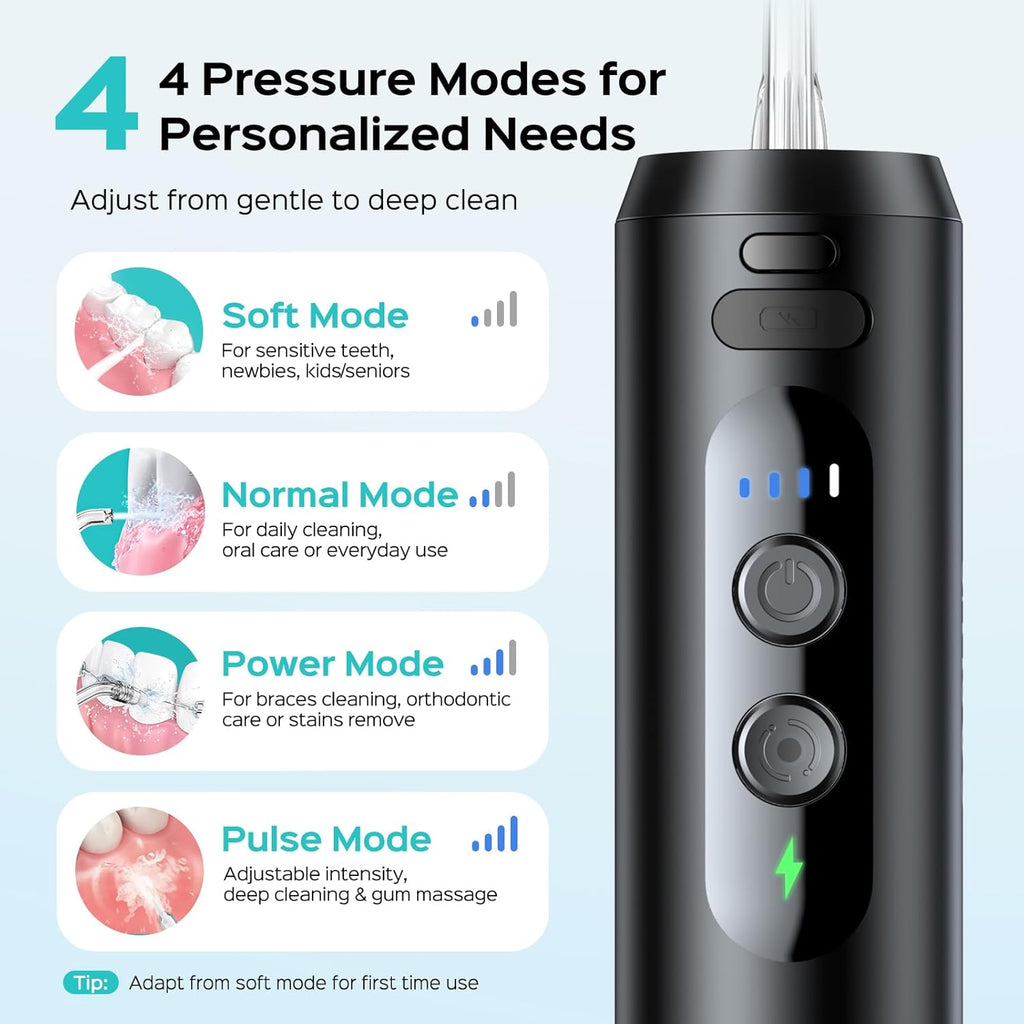 Portable Cordless Electric Water Dental Flosser
