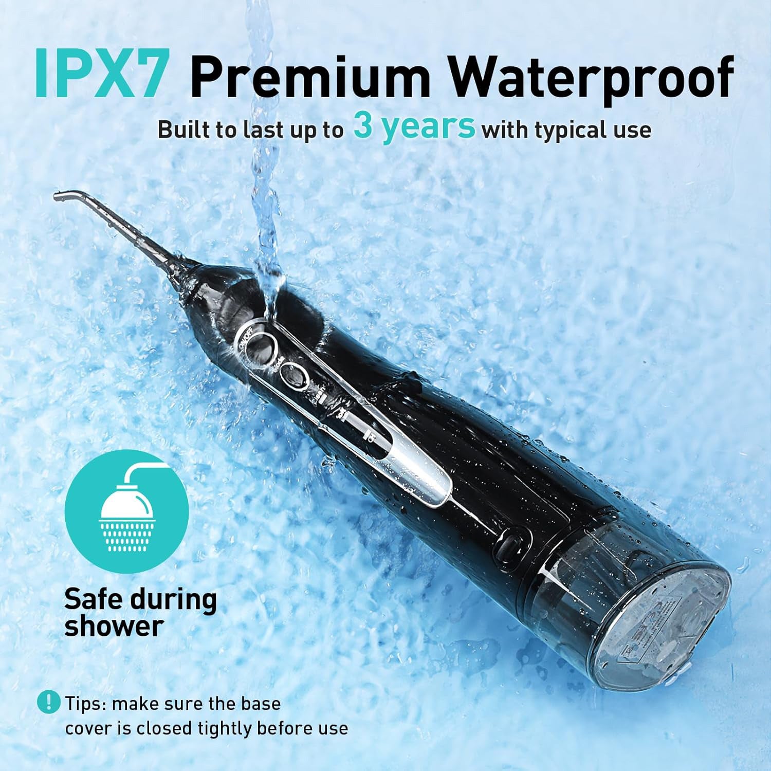 Portable Cordless Water Dental Flosser