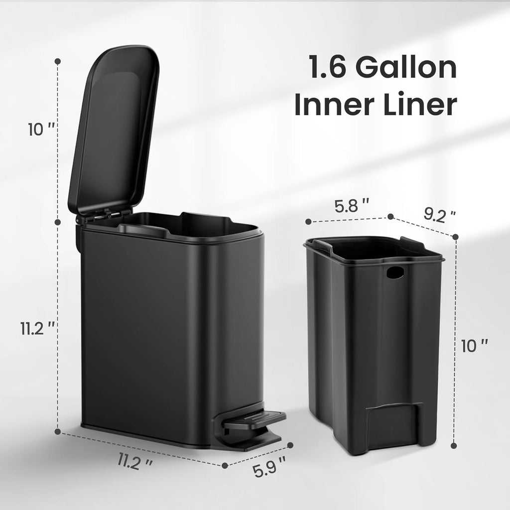 Stainless Steel Step Trash Can