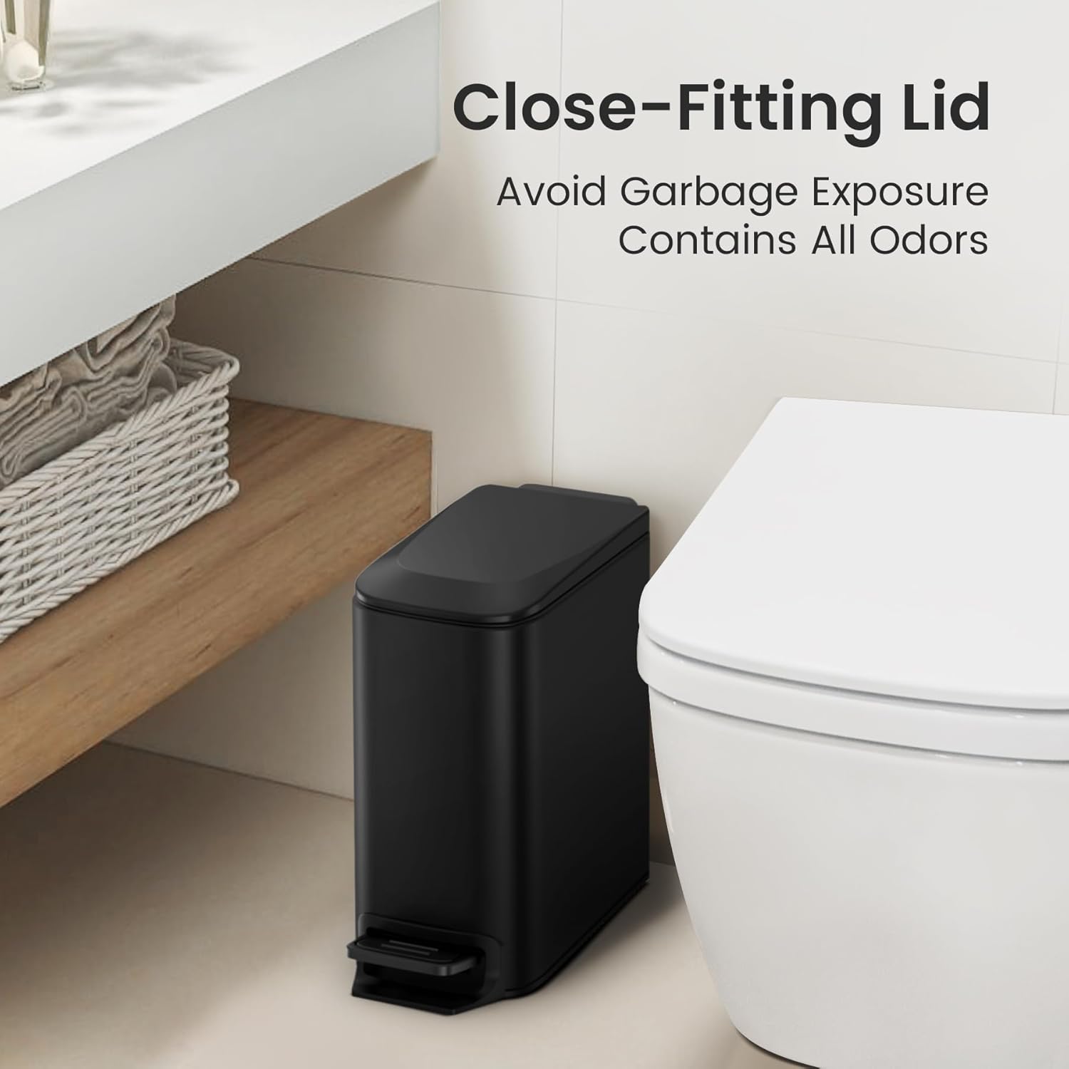 Stainless Steel Step Trash Can