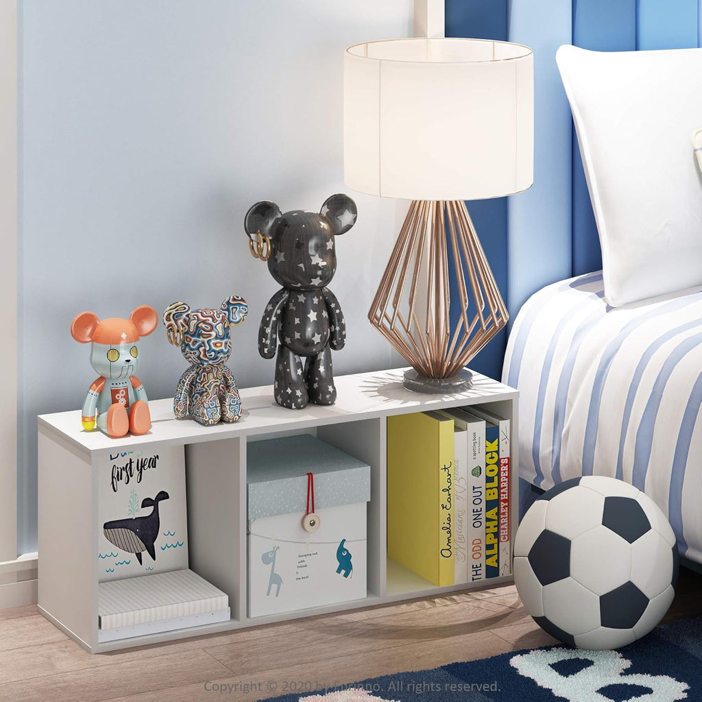 Vertical Open Shelf Book Storage Unit