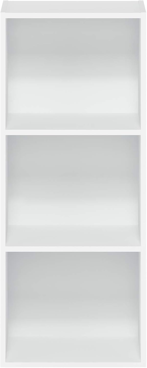 Vertical Open Shelf Book Storage Unit