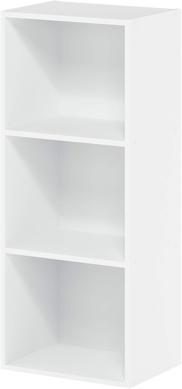 Vertical Open Shelf Book Storage Unit